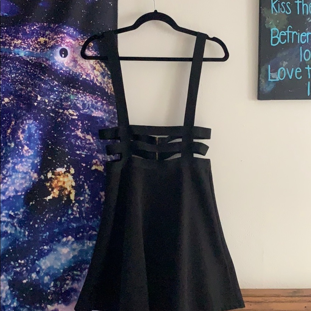 Cage Pleated Dress